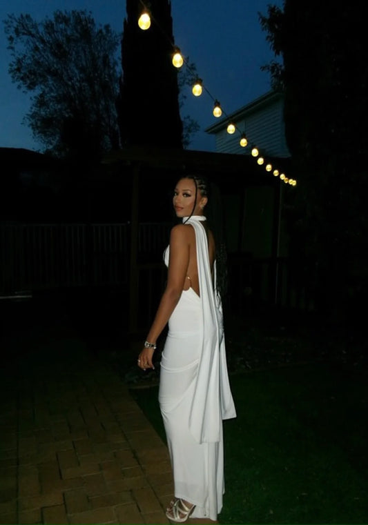 double hook GOWN - MELANI THE LABEL