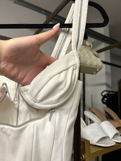 SELLING ZIP UNDERWIRE MINI DRESS- DION LEE