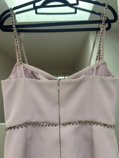 SELLING. Embellished crêpe minidress-SELF-PORTRAIT