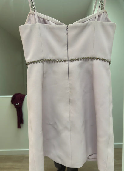SELLING. Embellished crêpe minidress-SELF-PORTRAIT