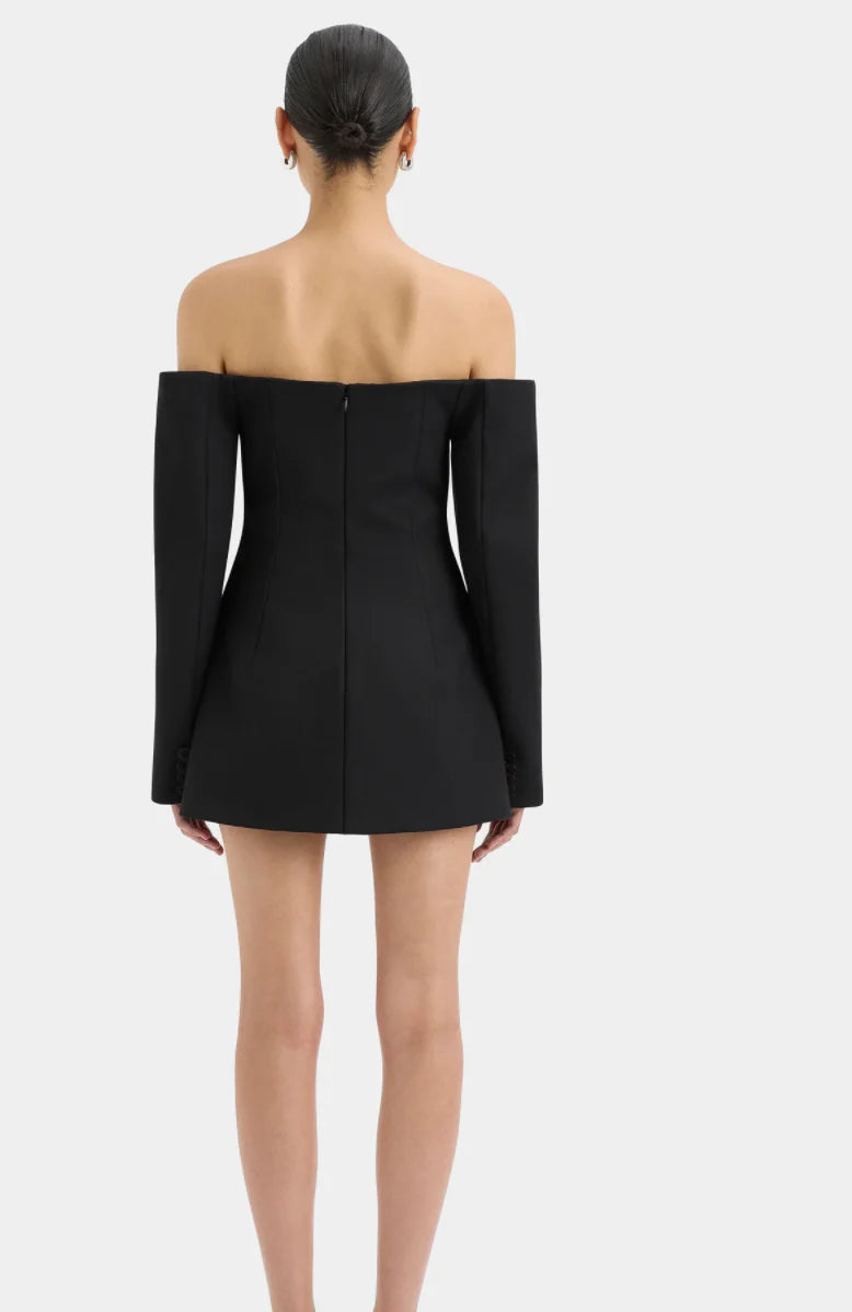 SANDRINE TAILORED MINI DRESS-SIR THE LABEL